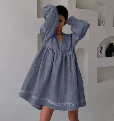 Coastal Whimsy Embroidered Midi Dress