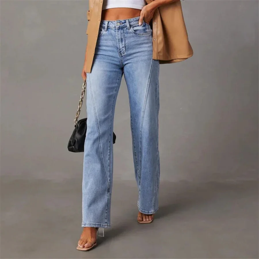 Confident Ease Tailored Straight-Leg Jeans