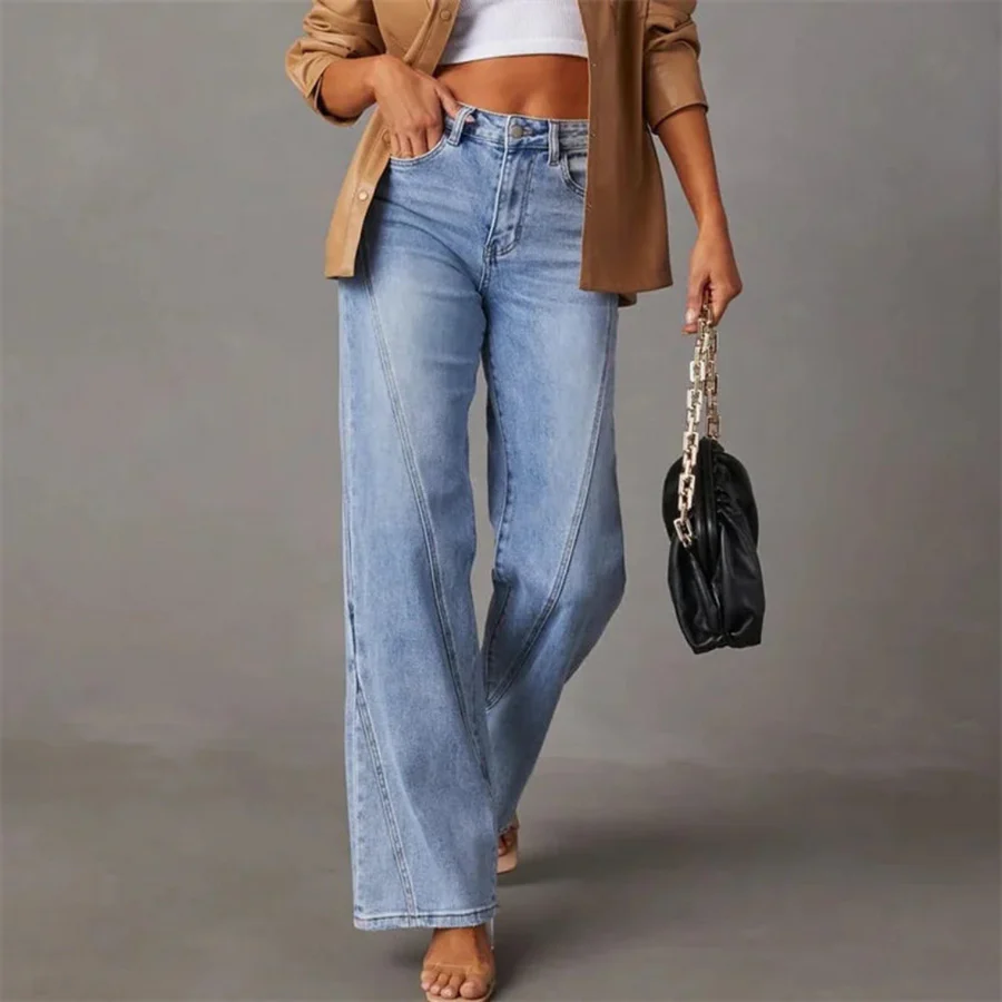 Confident Ease Tailored Straight-Leg Jeans
