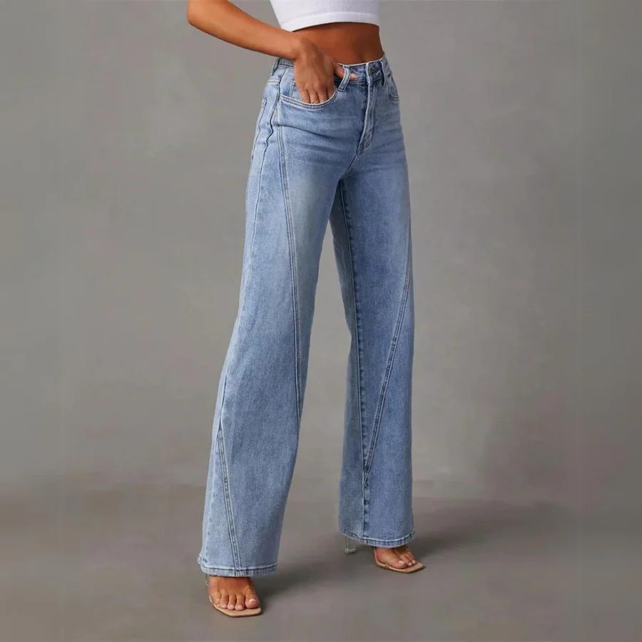 Confident Ease Tailored Straight-Leg Jeans