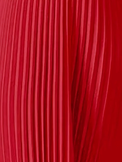 Crimson Grace Pleated Cape Dress