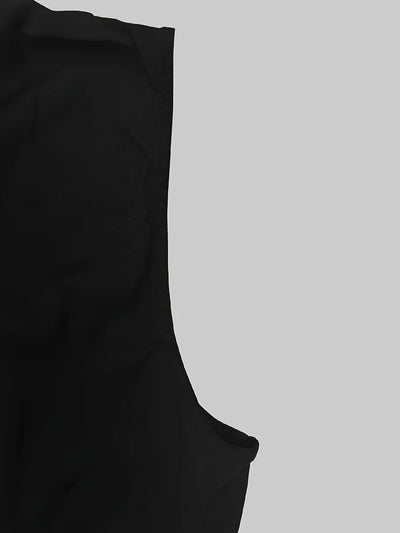 Crimson Grace Pleated Cape Dress