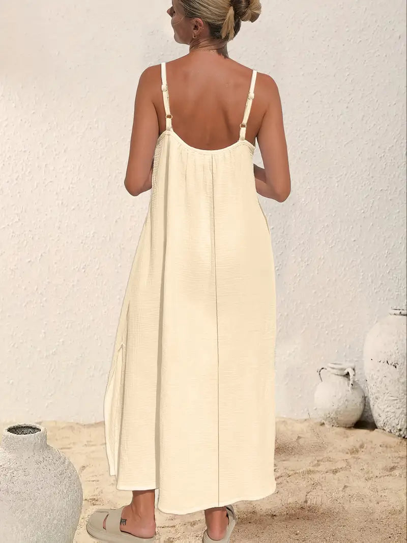 Desert Breeze Strappy Midi Dress
