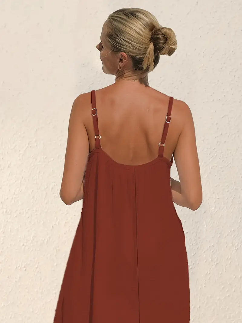 Desert Breeze Strappy Midi Dress
