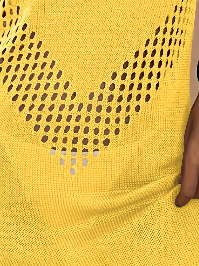 Desert Mirage Chevron Knit Mini Dress