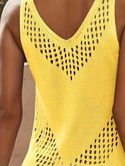 Desert Mirage Chevron Knit Mini Dress