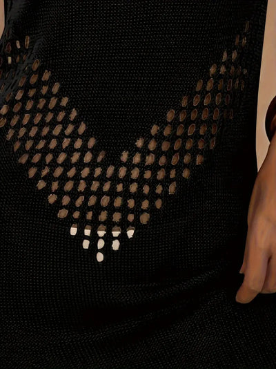 Desert Mirage Chevron Knit Mini Dress