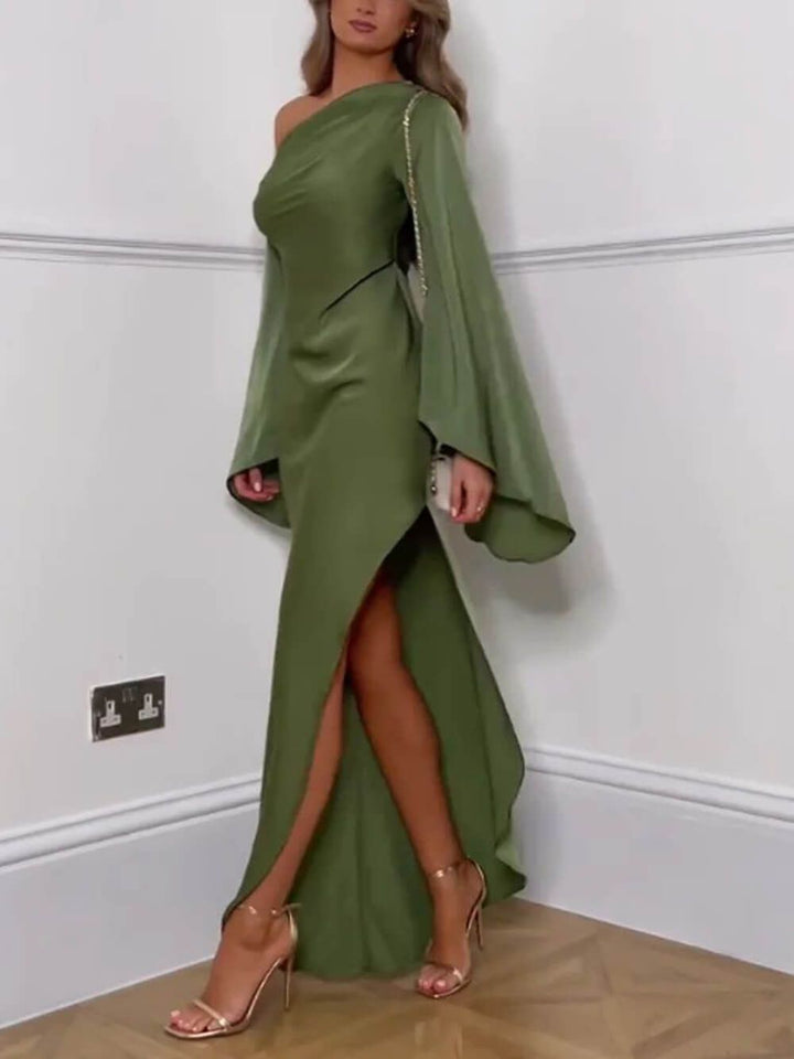 Divine Asymmetrical Flowy Maxi Dress