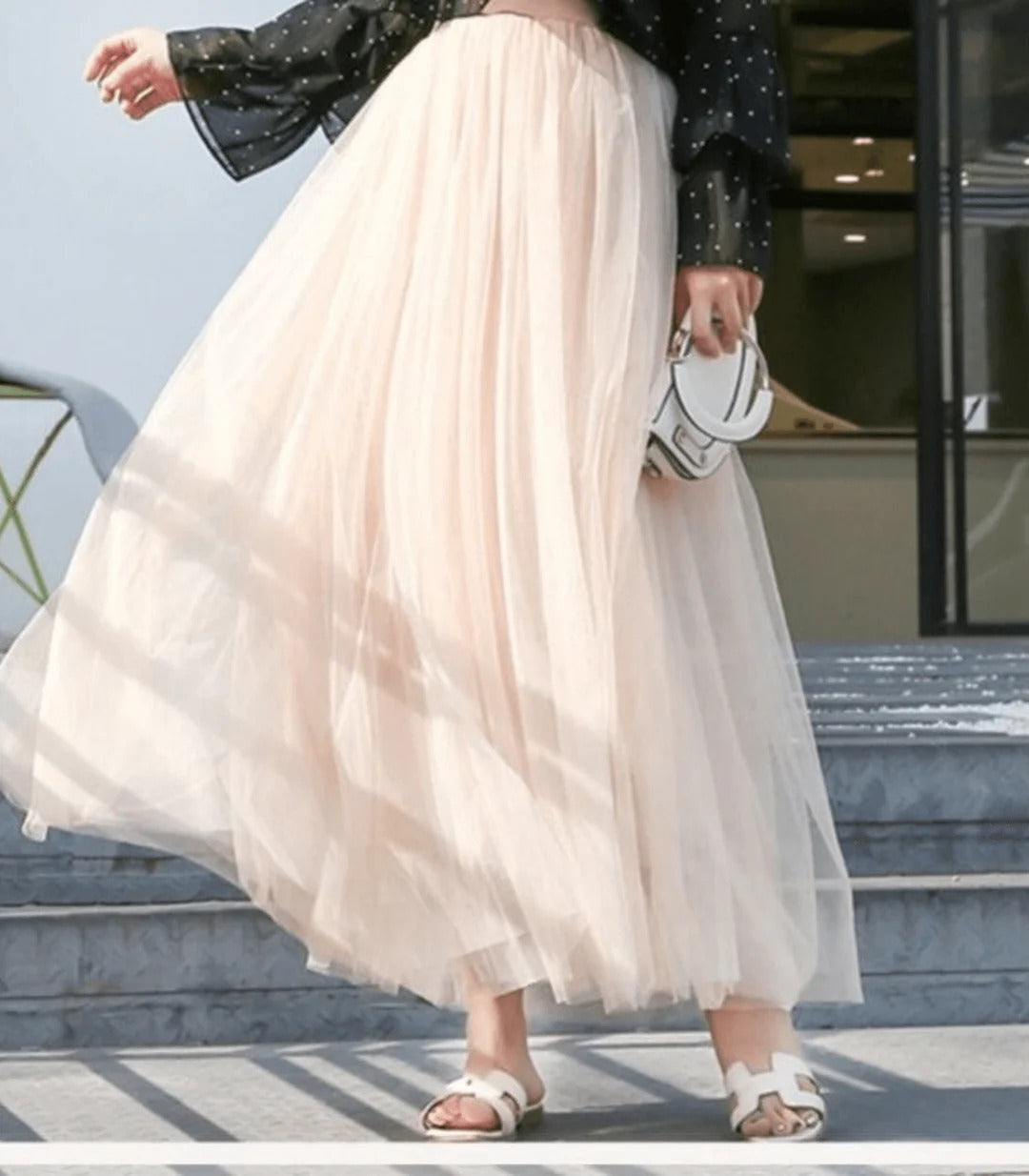 Dream Waltz Layered Tulle Maxi Skirt