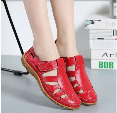 Effortless Grace Cutout Flat Sandals