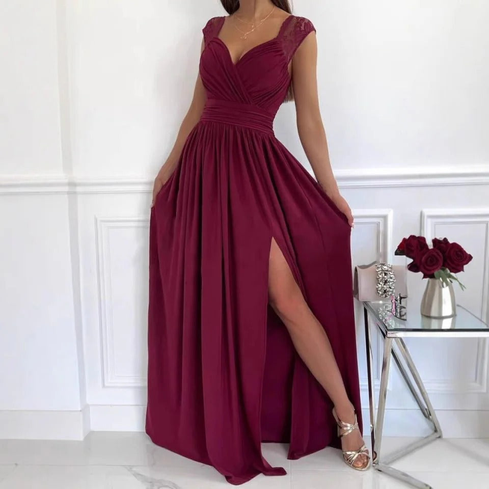 Enchanted Grace Slit Formal Dress