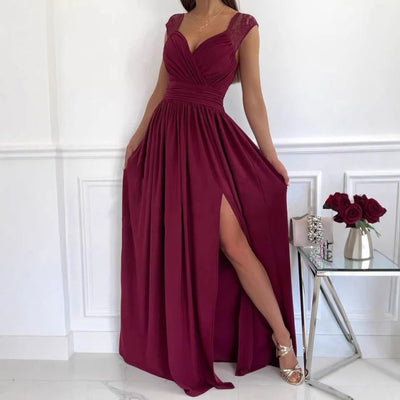 Enchanted Grace Slit Formal Dress