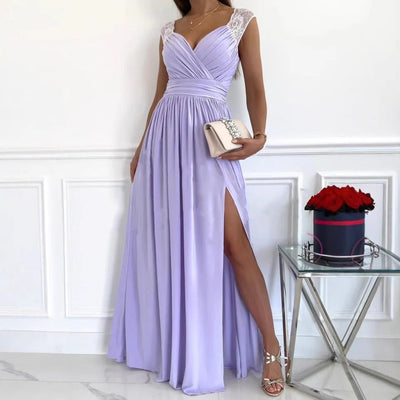 Enchanted Grace Slit Formal Dress