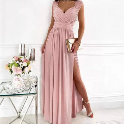 Enchanted Grace Slit Formal Dress