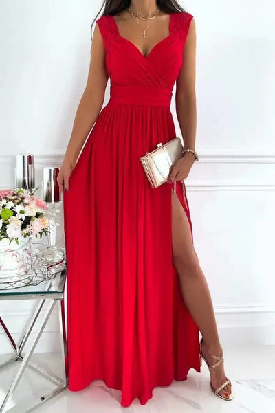 Enchanted Grace Slit Formal Dress