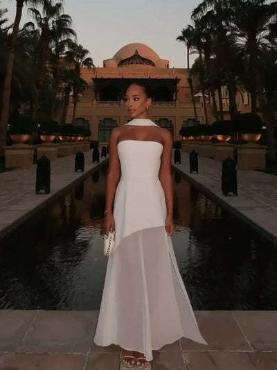 Enchanted Motion High-Slit Maxi Dress