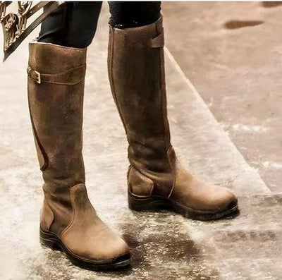 Elegant Tall Riding Boots for Equestrians