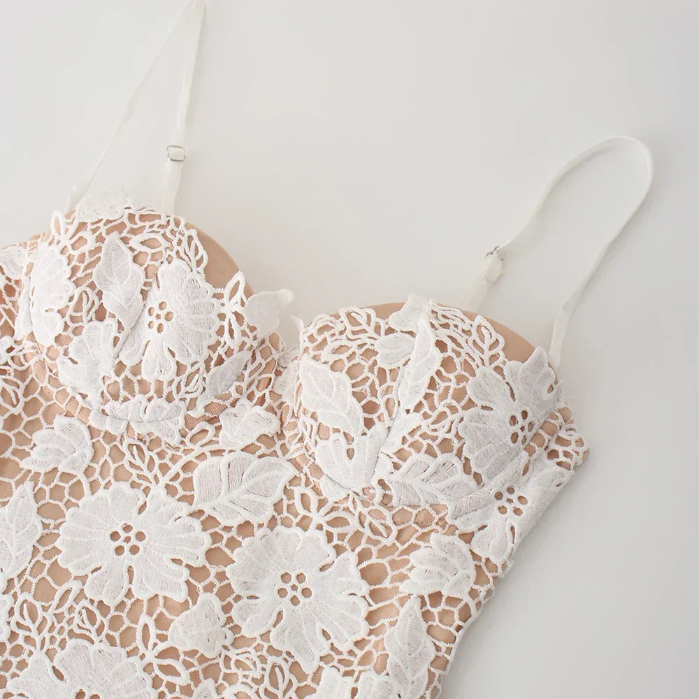 Eternal Bloom Floral Lace Maxi Dress