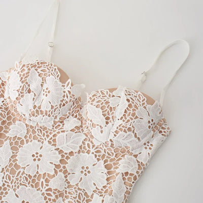 Eternal Bloom Floral Lace Maxi Dress