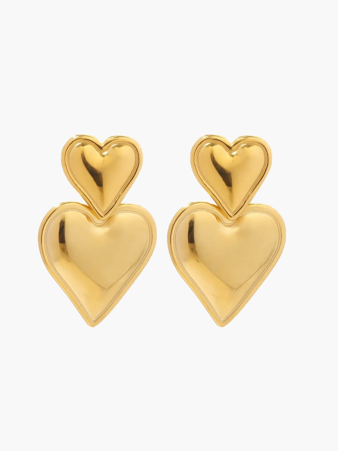 Eternal Love Bold Heart Earrings