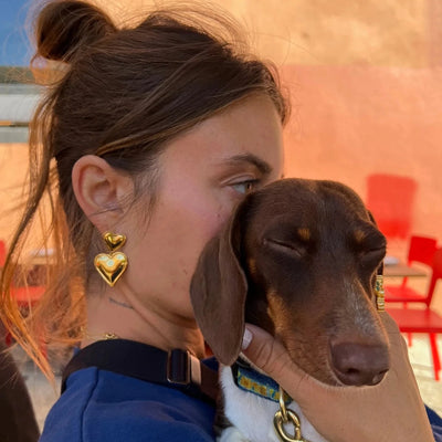 Eternal Love Bold Heart Earrings