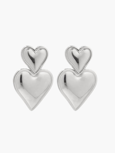 Eternal Love Bold Heart Earrings