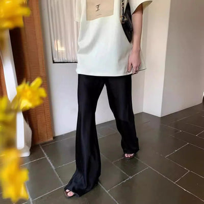 Evening Glow Wide-Leg Trousers