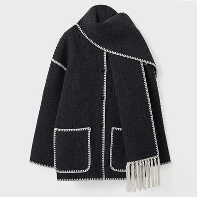 Fringe Scarf Jacket