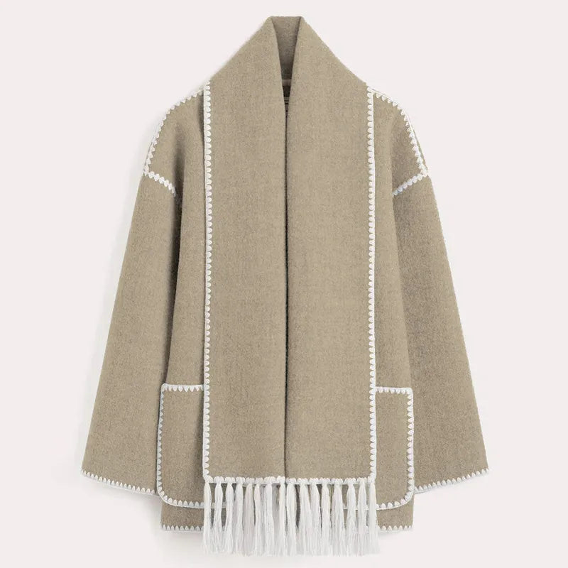 Fringe Scarf Jacket