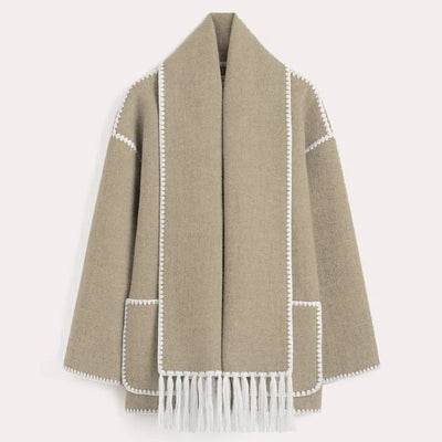 Fringe Scarf Jacket
