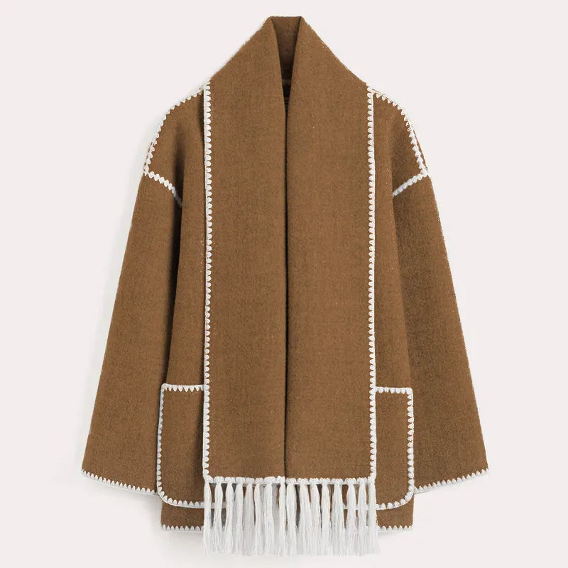 Fringe Scarf Jacket