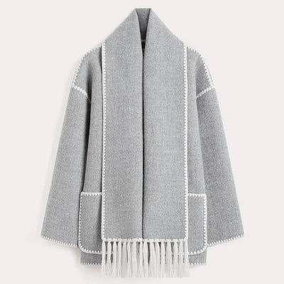 Fringe Scarf Jacket