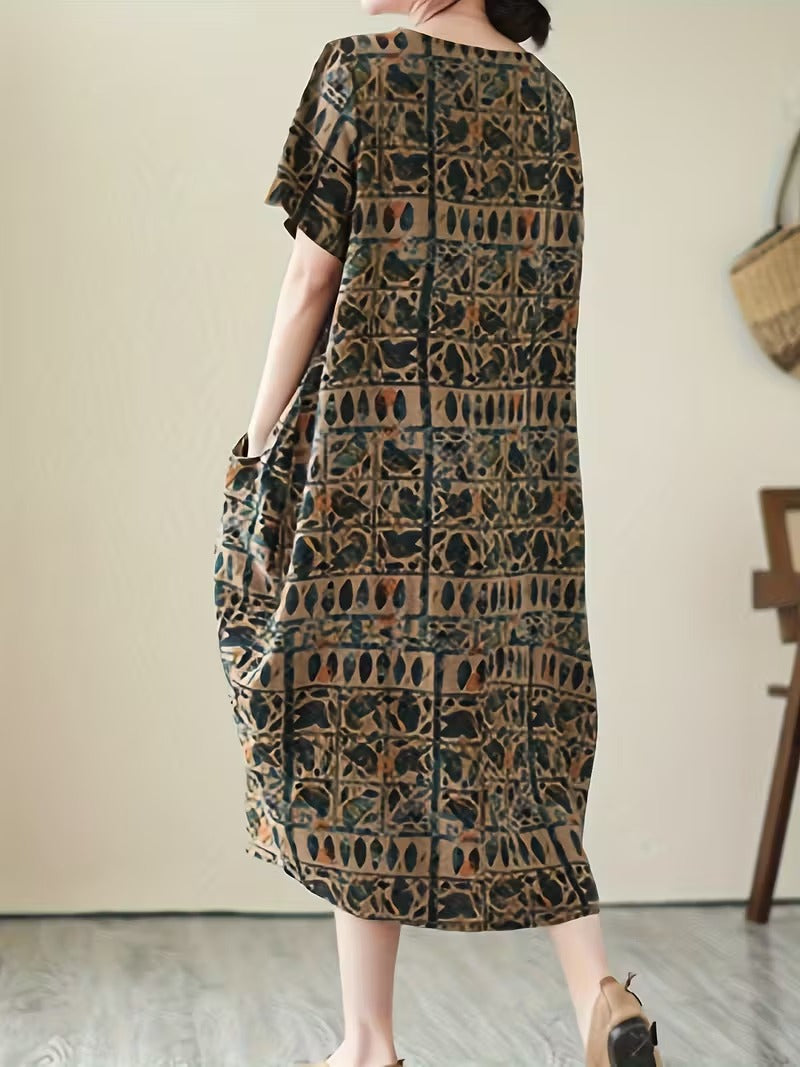 Garden Bloom Midi Dress