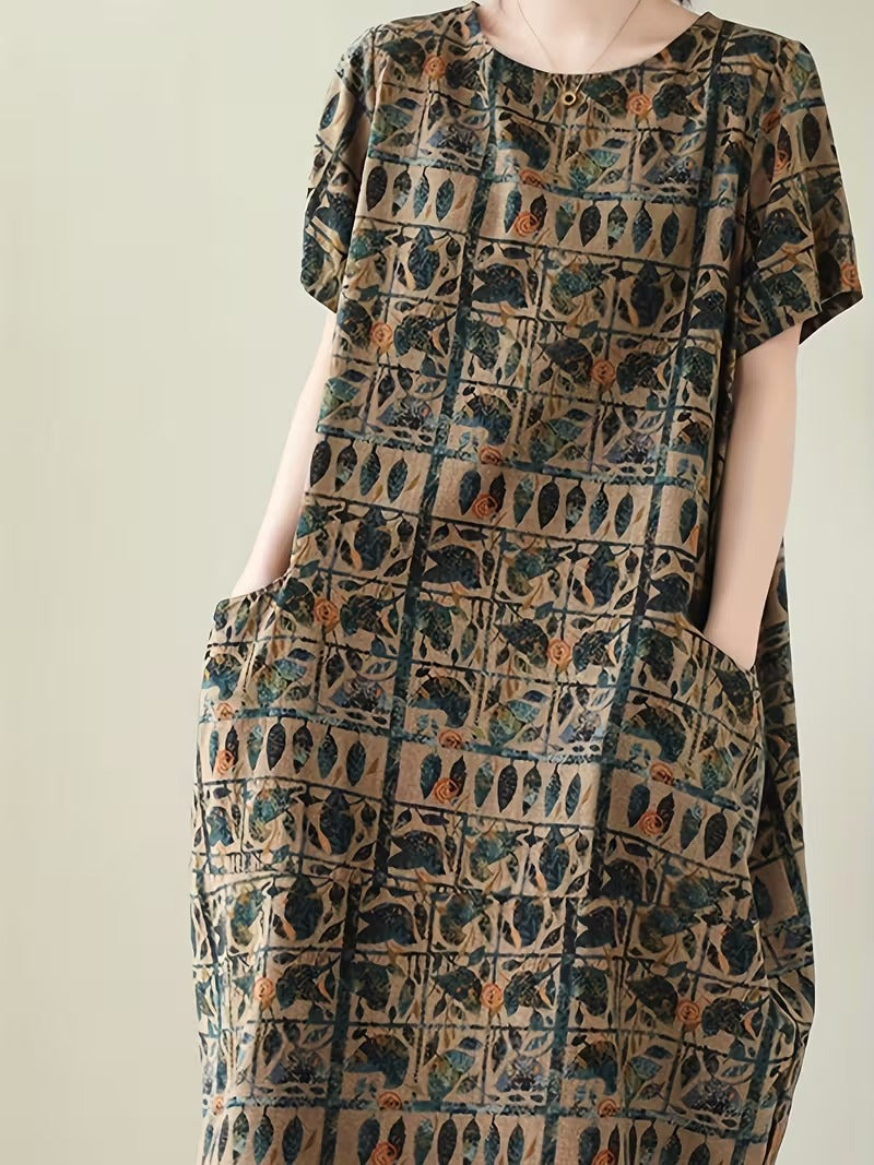 Garden Bloom Midi Dress