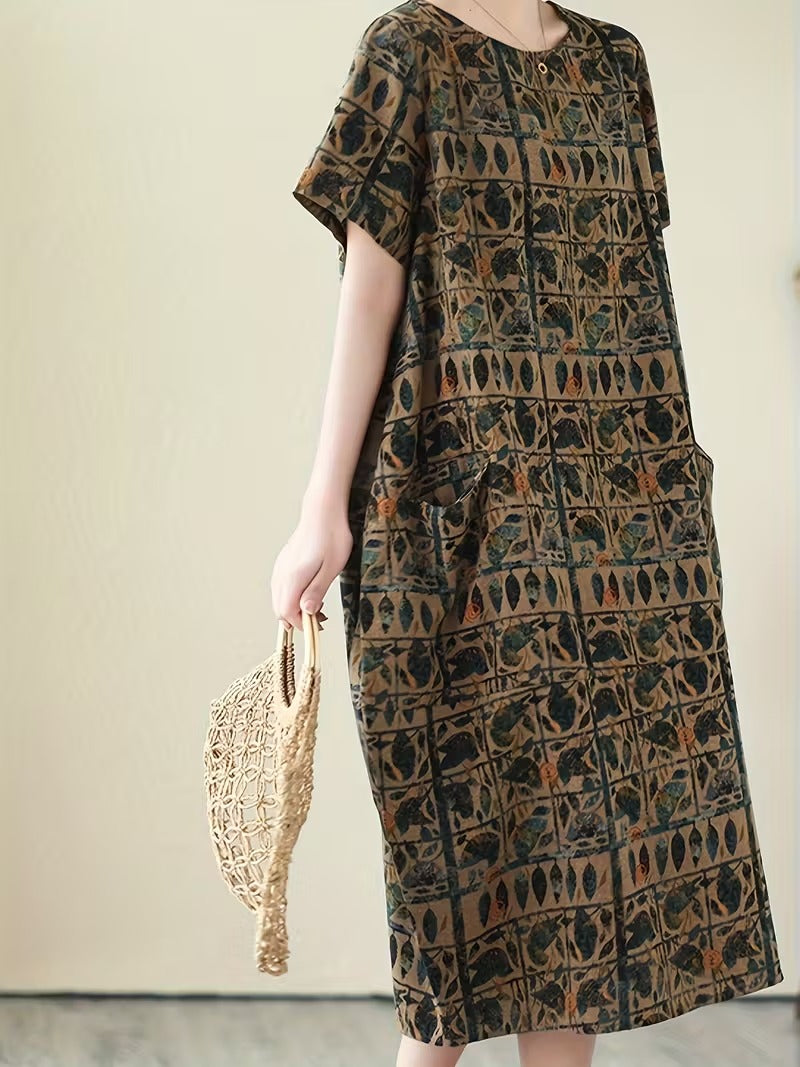 Garden Bloom Midi Dress