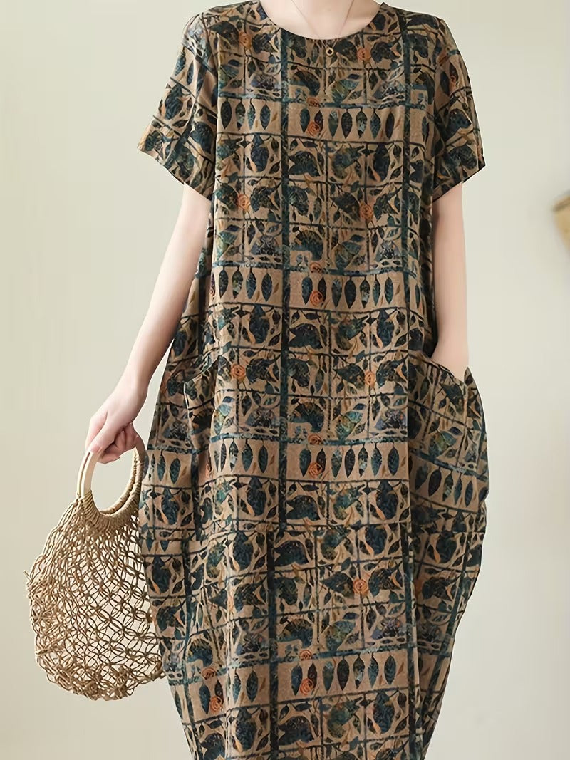 Garden Bloom Midi Dress