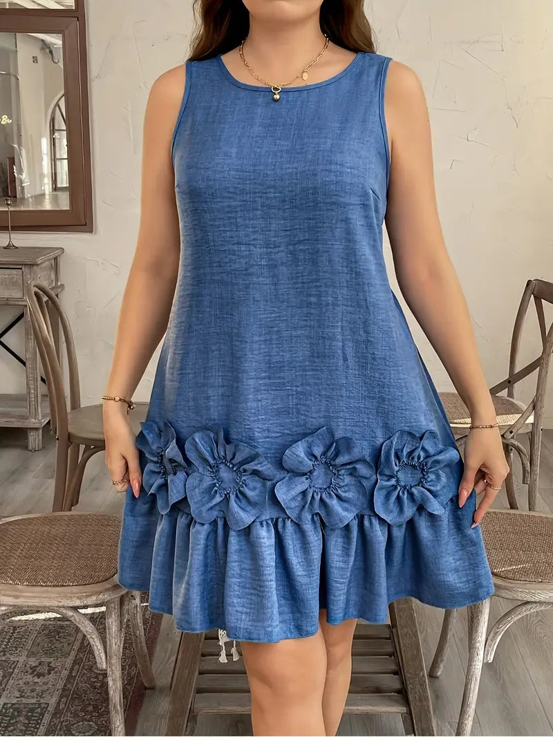 Garden Bloom Ruffle Mini Dress