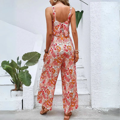 Garden Escape Open-Back Floral Jumpsuit