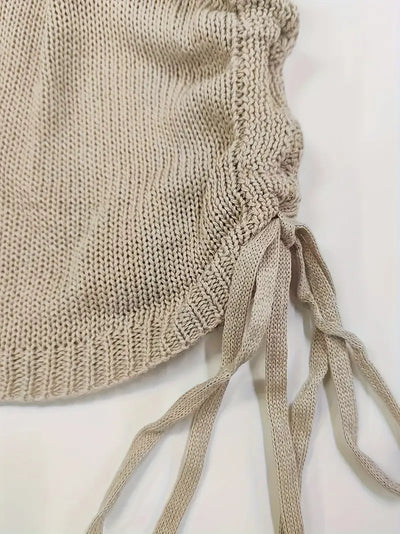 Golden Allure Ruched Mini Dress