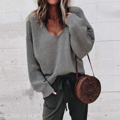 Golden Hour Draped Knit Pullover