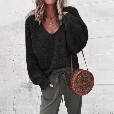 Golden Hour Draped Knit Pullover
