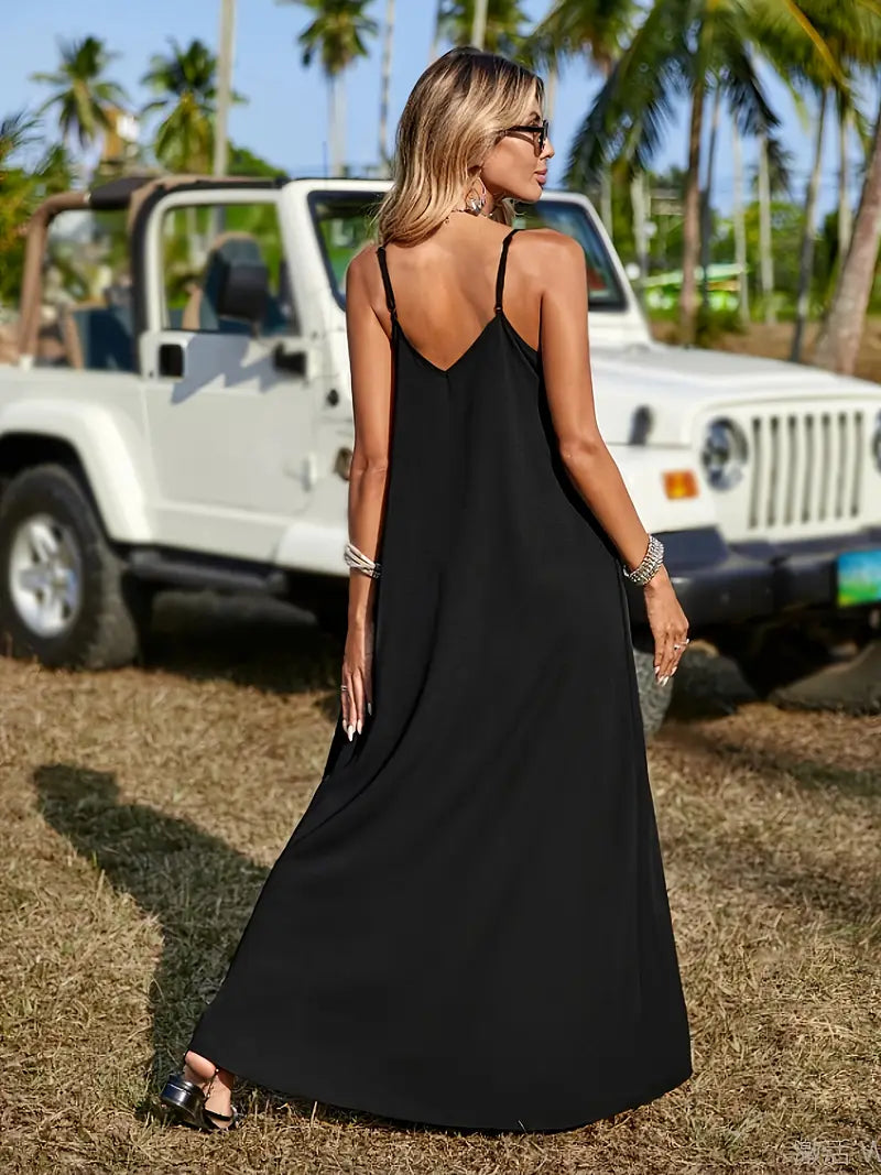 Island Muse Embroidered Maxi Dress