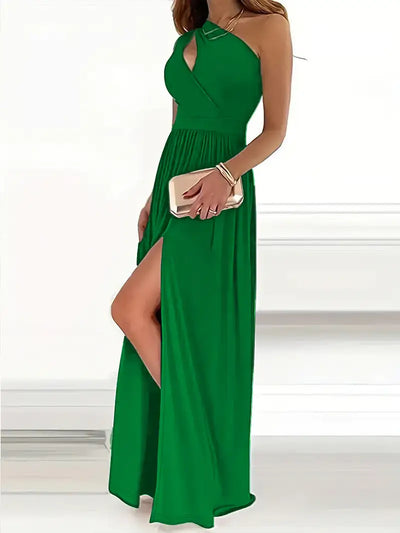 Midnight Allure Cutout Maxi Dress