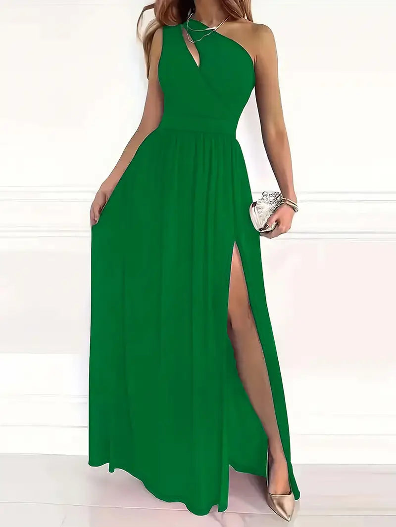 Midnight Allure Cutout Maxi Dress