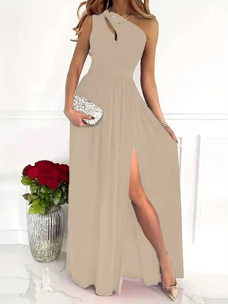 Midnight Allure Cutout Maxi Dress