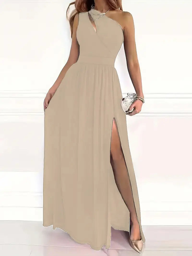 Midnight Allure Cutout Maxi Dress