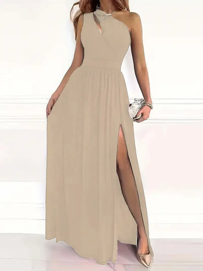 Midnight Allure Cutout Maxi Dress