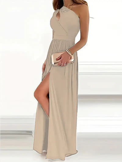 Midnight Allure Cutout Maxi Dress