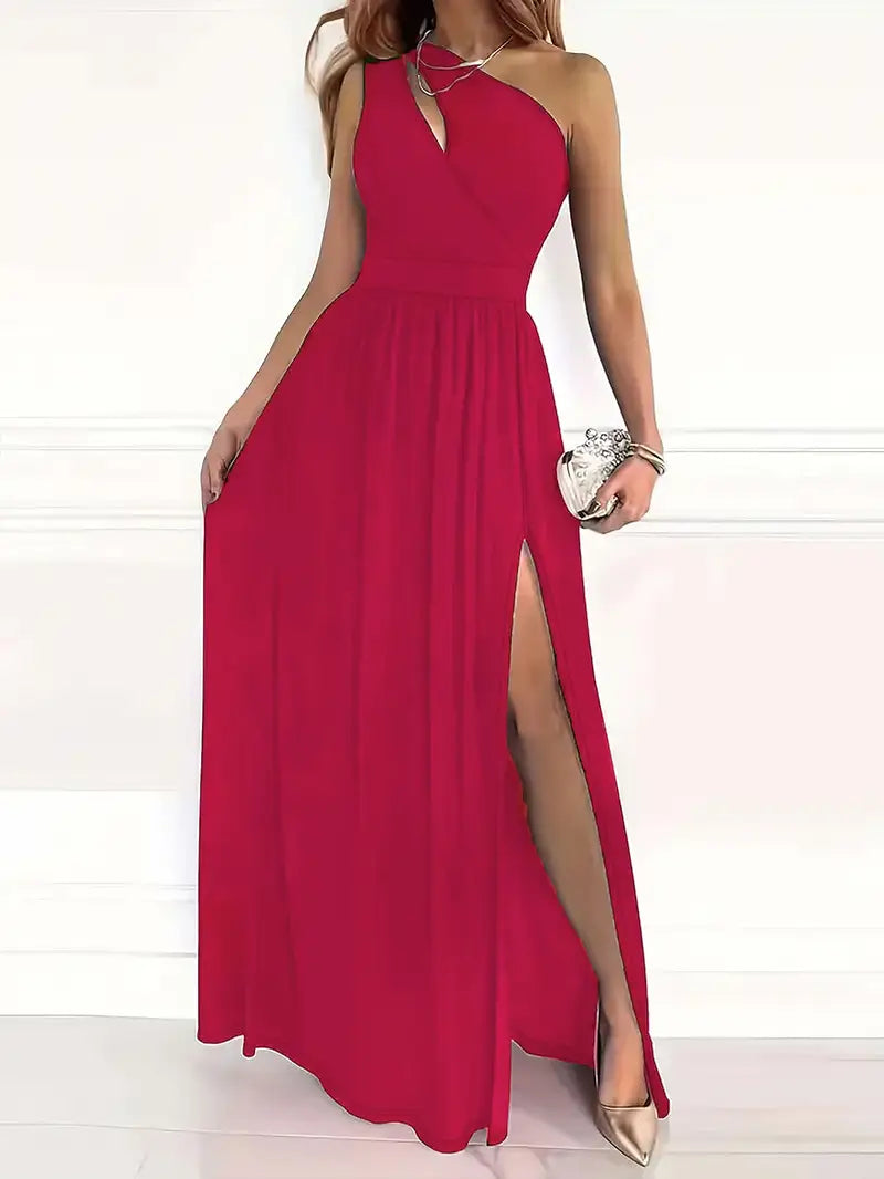 Midnight Allure Cutout Maxi Dress