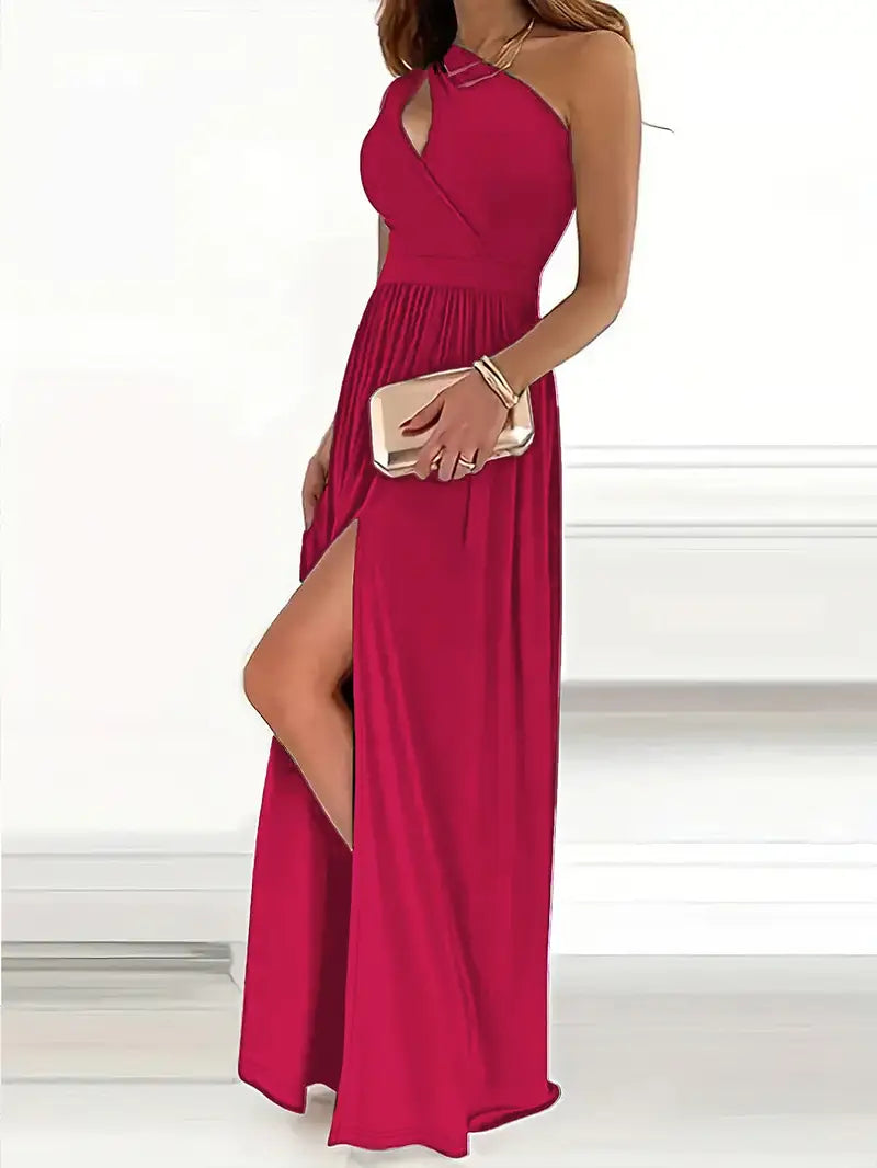 Midnight Allure Cutout Maxi Dress